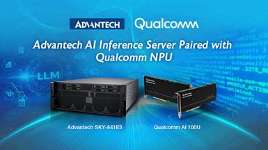 Advantech và Qualcomm hợp tác ra mắt máy chủ SKY-641E3 trang bị giải pháp thiết bị AI tại chỗ Qualcomm Dragonwing™